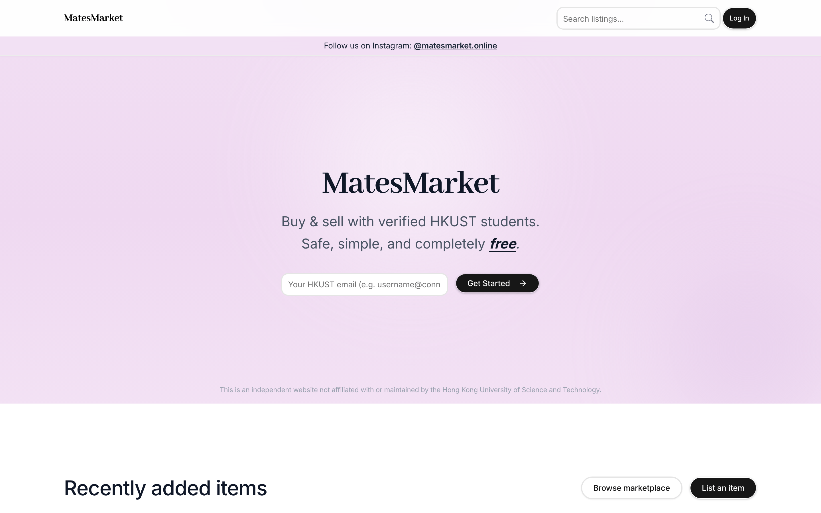 MatesMarket portfolio preview