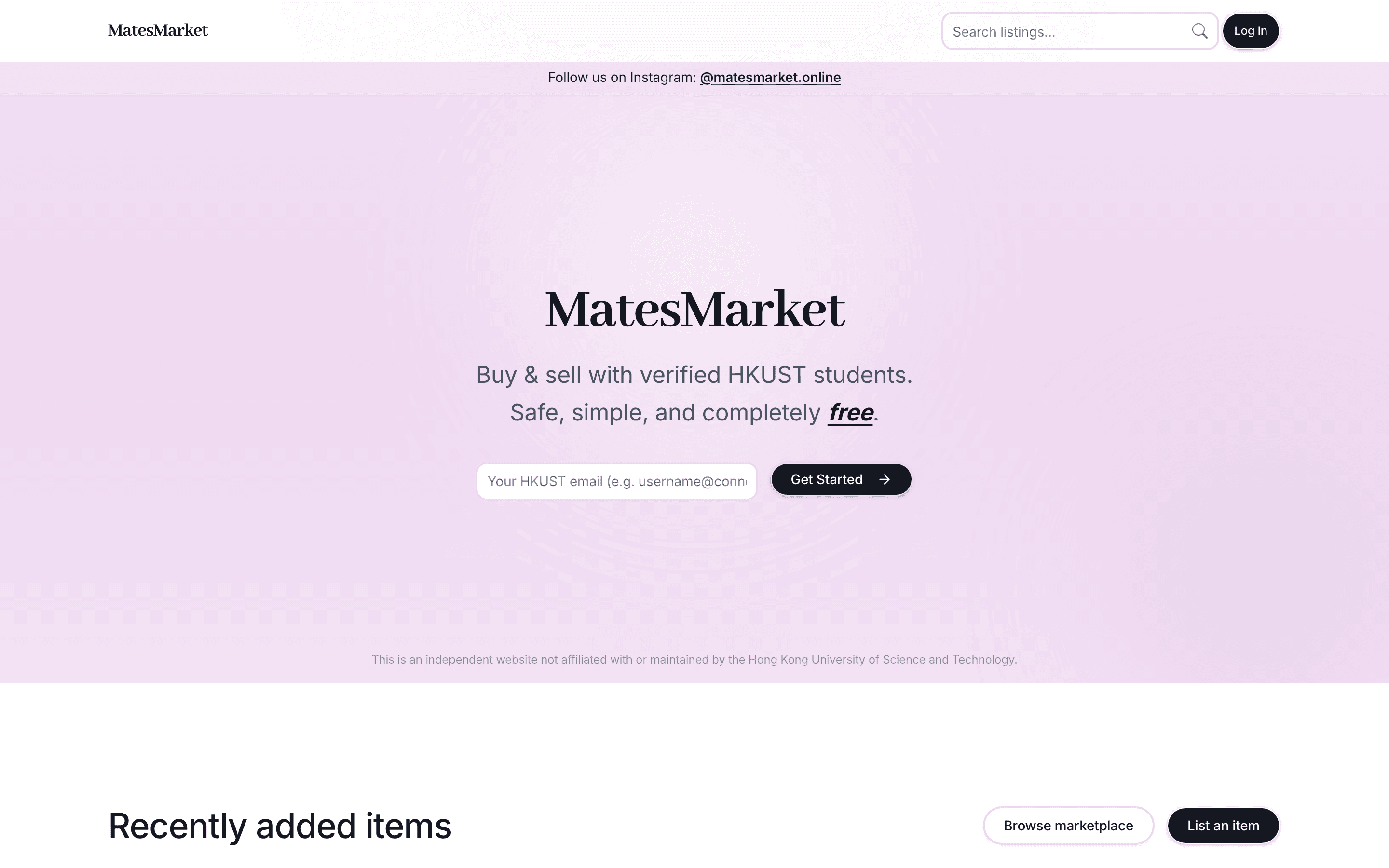 MatesMarket project preview